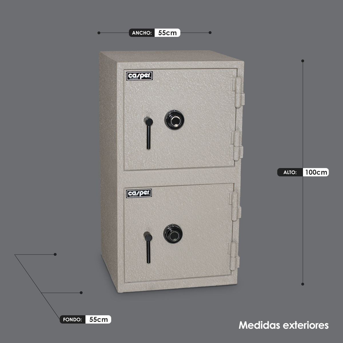 Caja Fuerte 2 en 1 Mod. 50-50