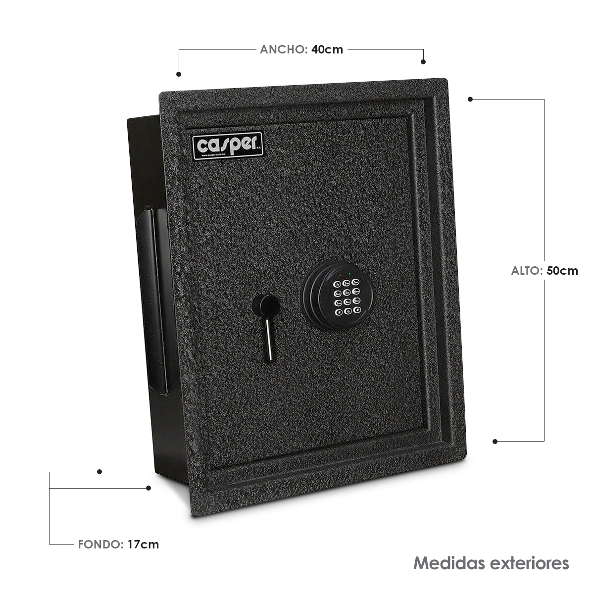 Caja Fuerte Mod. CAL-12 Negra