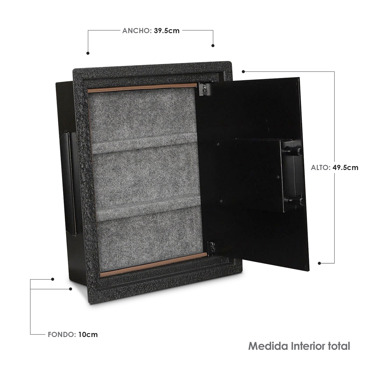 Caja Fuerte Mod. CAL-12 Negra