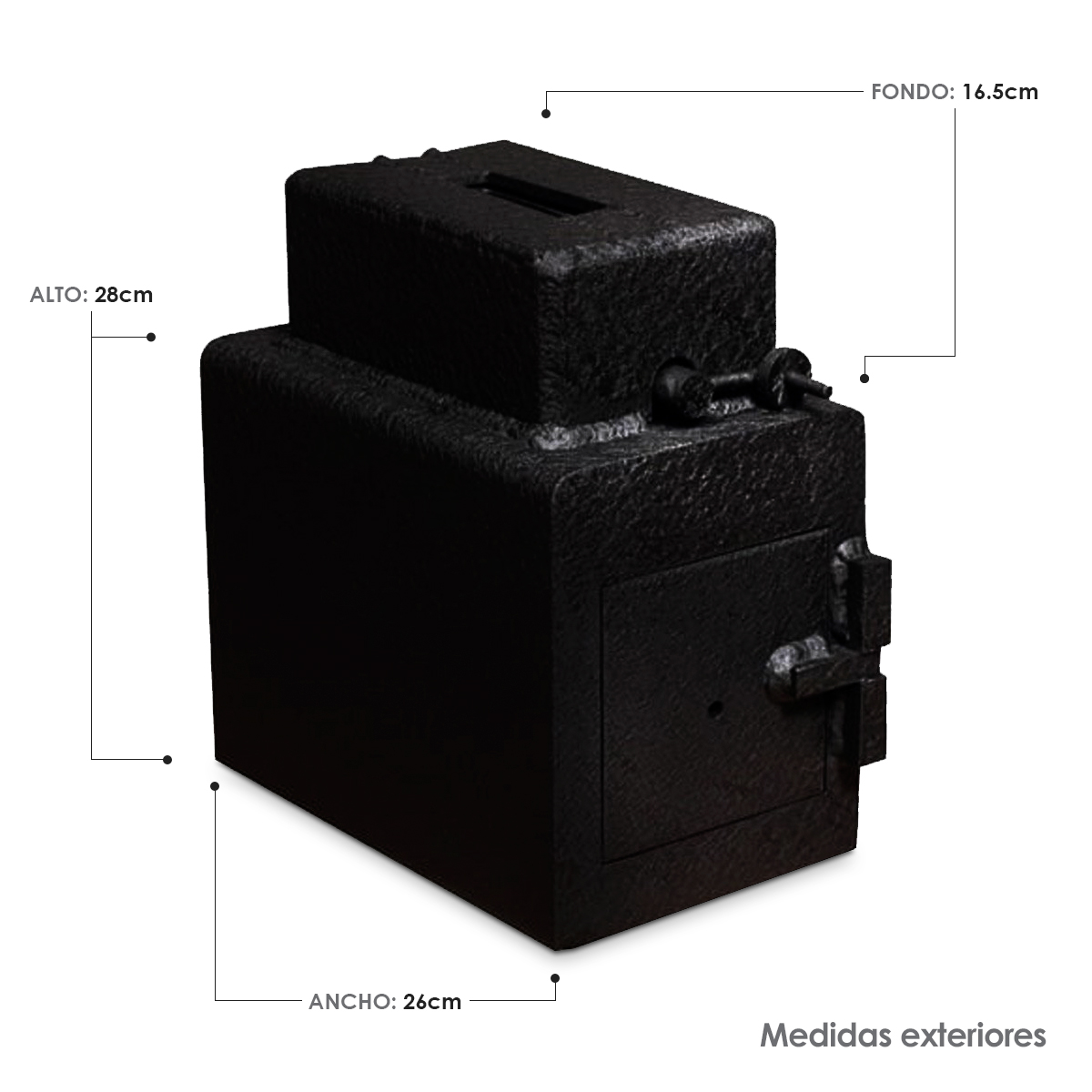 Urna antiasalto buzon rotativo calibre 1/2"